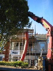 Loft conversion under way